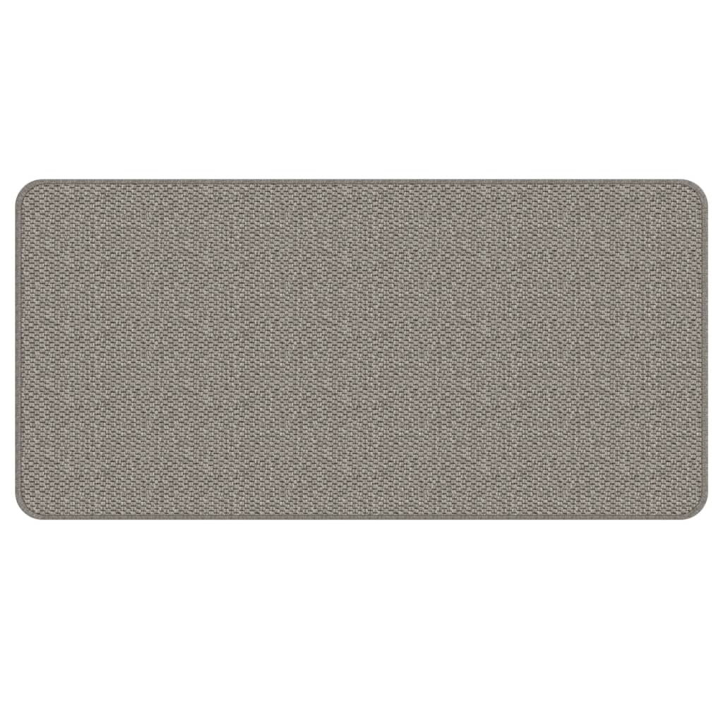 Kilimas-takelis, sidabrinis, 50x100cm, sizalio imitacija