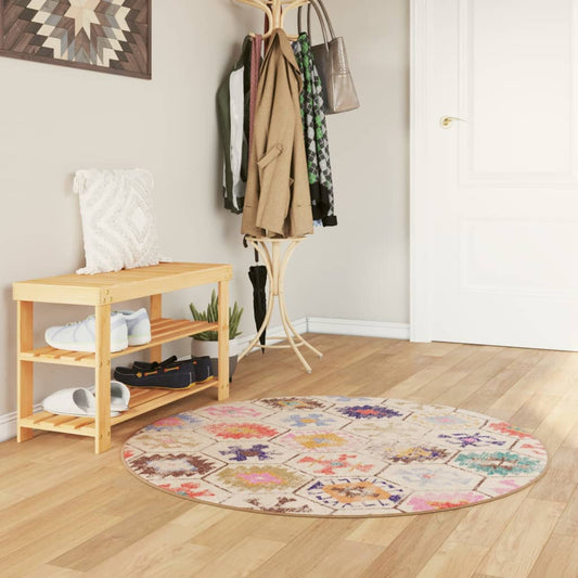 Kilimas, spalvotas, 120cm skersmens, plaunamas