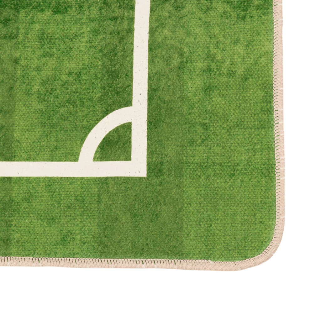 Vaikiškas kilimas, žalias, 160x230cm, futbolo aikštelė