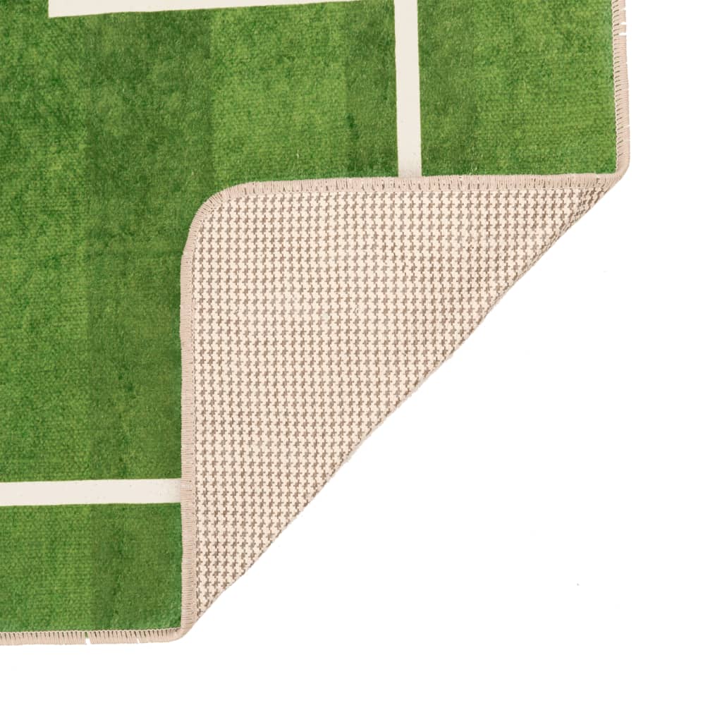 Vaikiškas kilimas, žalias, 160x230cm, futbolo aikštelė