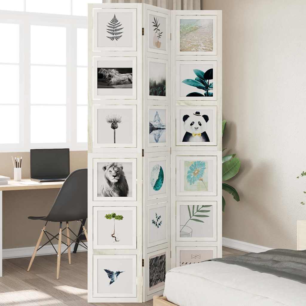 Kambario pertvara, 3 segmentai, balta, paulovnijos masyvas