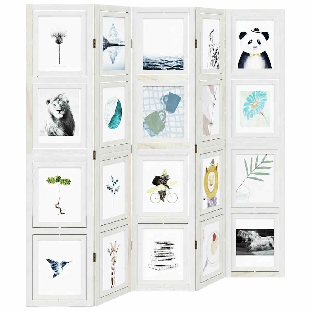 Kambario pertvara, 5 segmentai, balta, paulovnijos masyvas