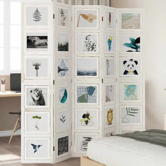 Kambario pertvara, 5 segmentai, balta, paulovnijos masyvas