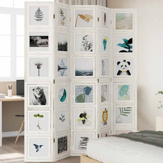 Kambario pertvara, 5 segmentai, balta, paulovnijos masyvas