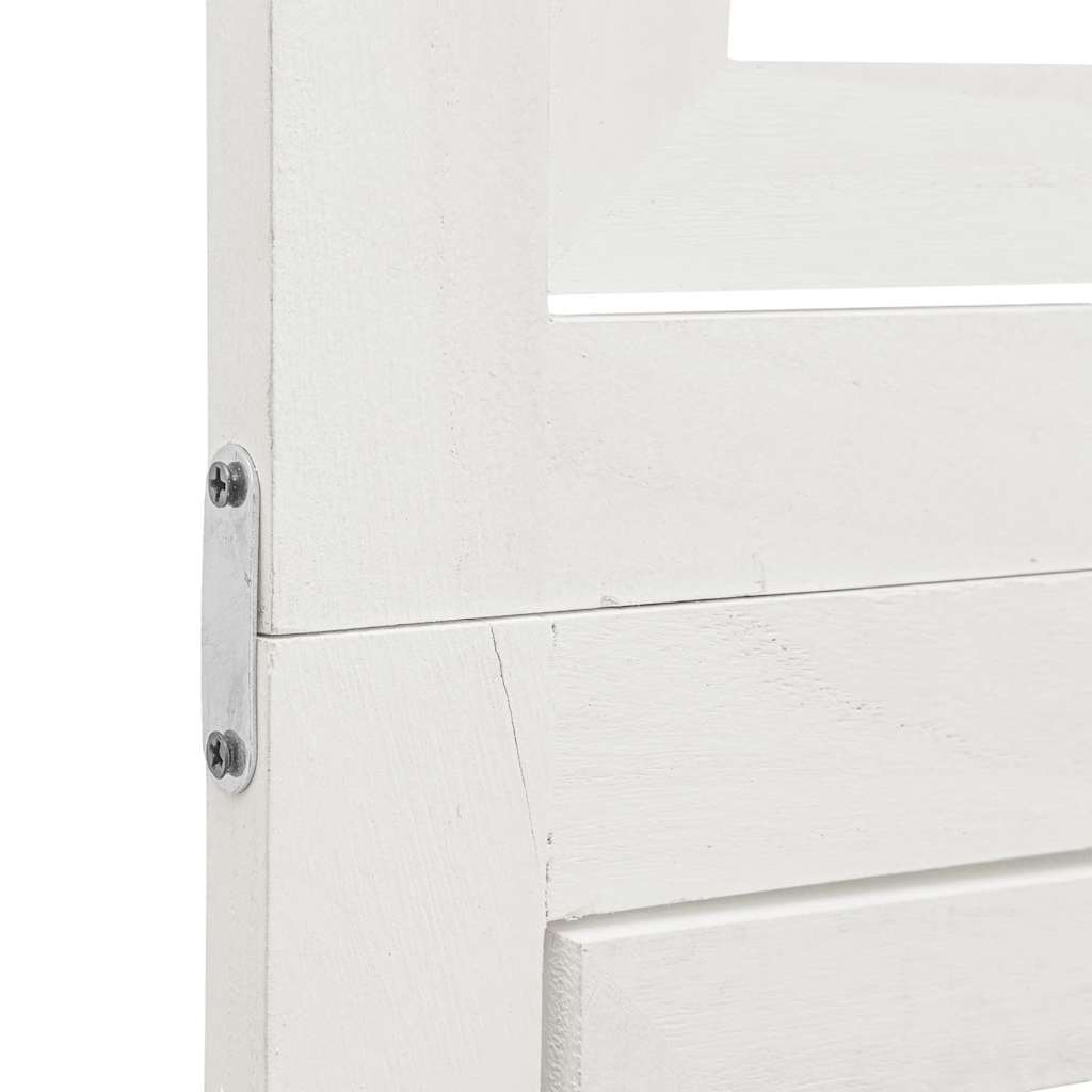 Kambario pertvara, 6 segmentai, balta, paulovnijos mediena