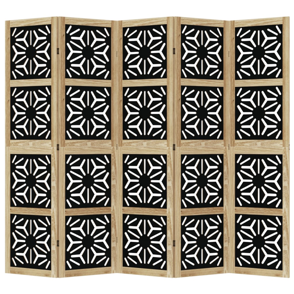 Kambario pertvara, 5 segmentai, ruda/juoda, paulovnijos masyvas