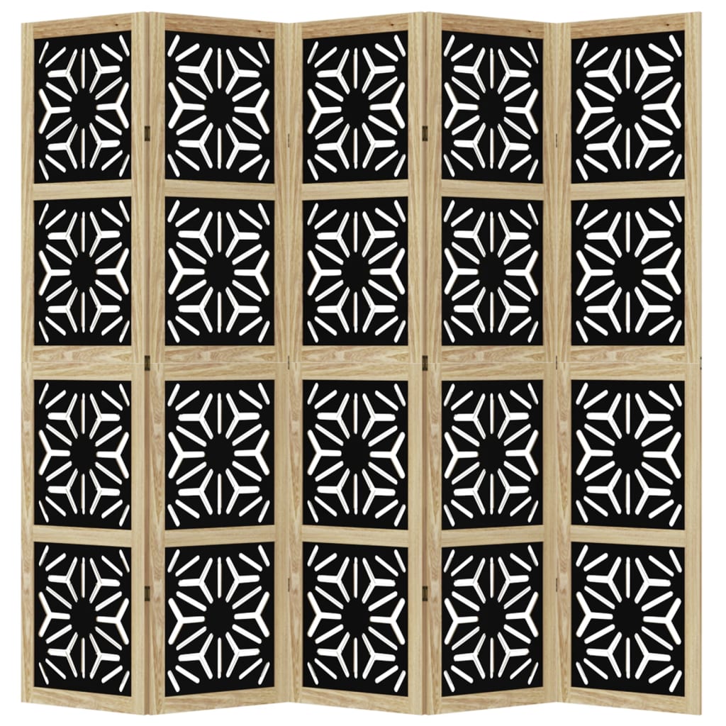 Kambario pertvara, 5 segmentai, ruda/juoda, paulovnijos masyvas