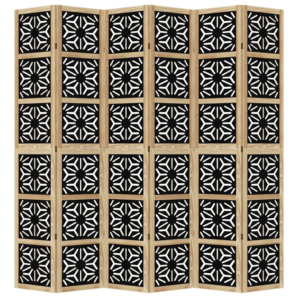 Kambario pertvara, 6 segmentai, ruda/juoda, paulovnijos masyvas