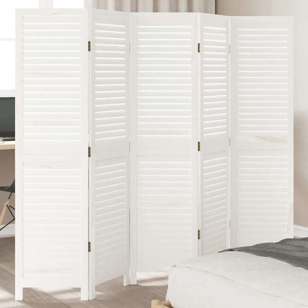 Kambario pertvara, 5 segmentai, balta, paulovnijos masyvas