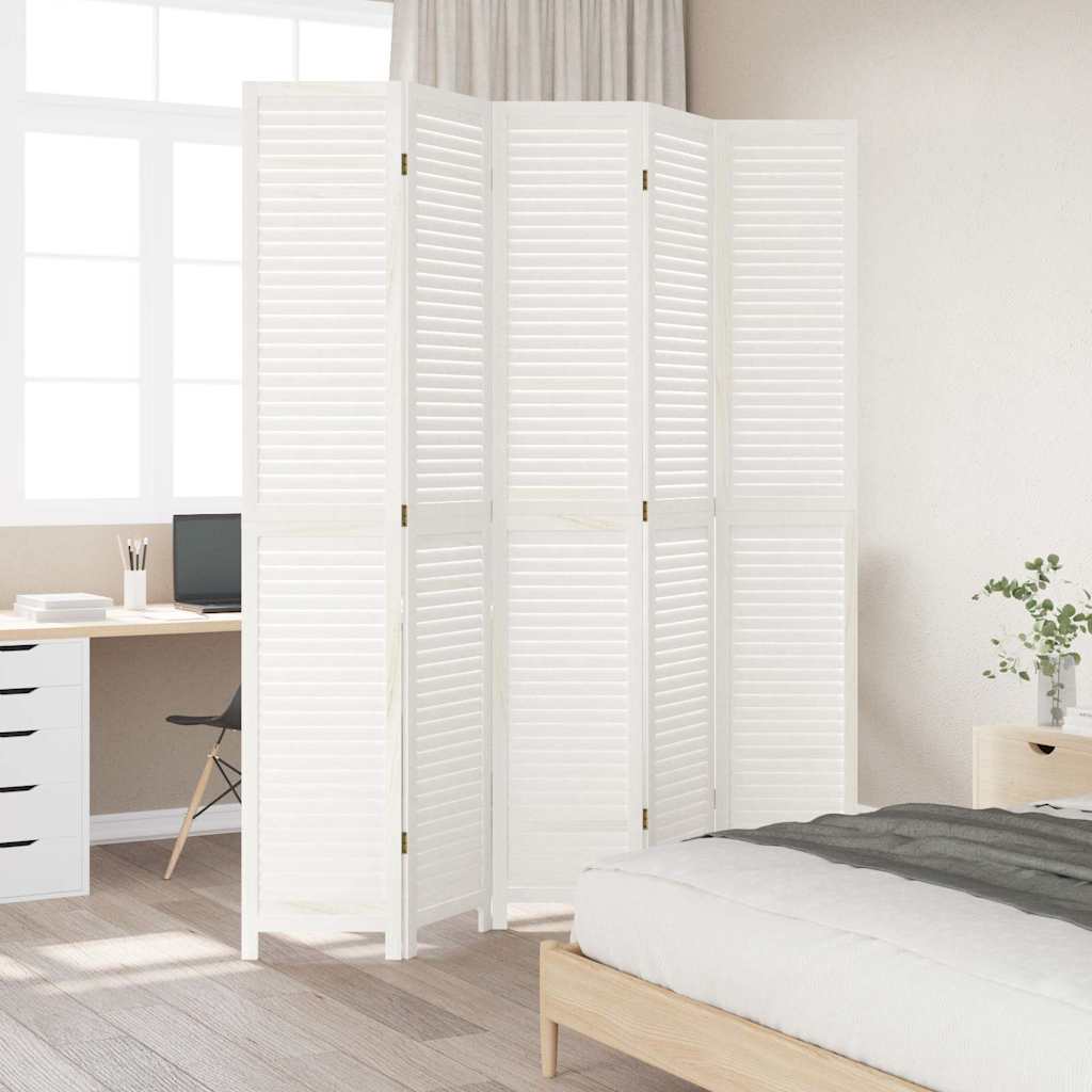 Kambario pertvara, 5 segmentai, balta, paulovnijos masyvas