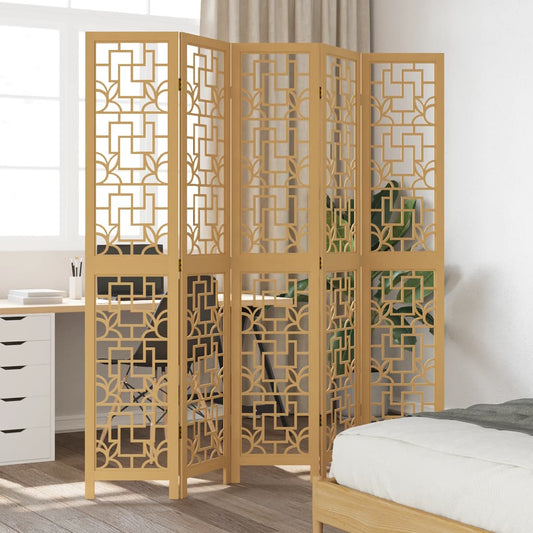 Kambario pertvara, 5 segmentai, ruda, paulovnijos masyvas