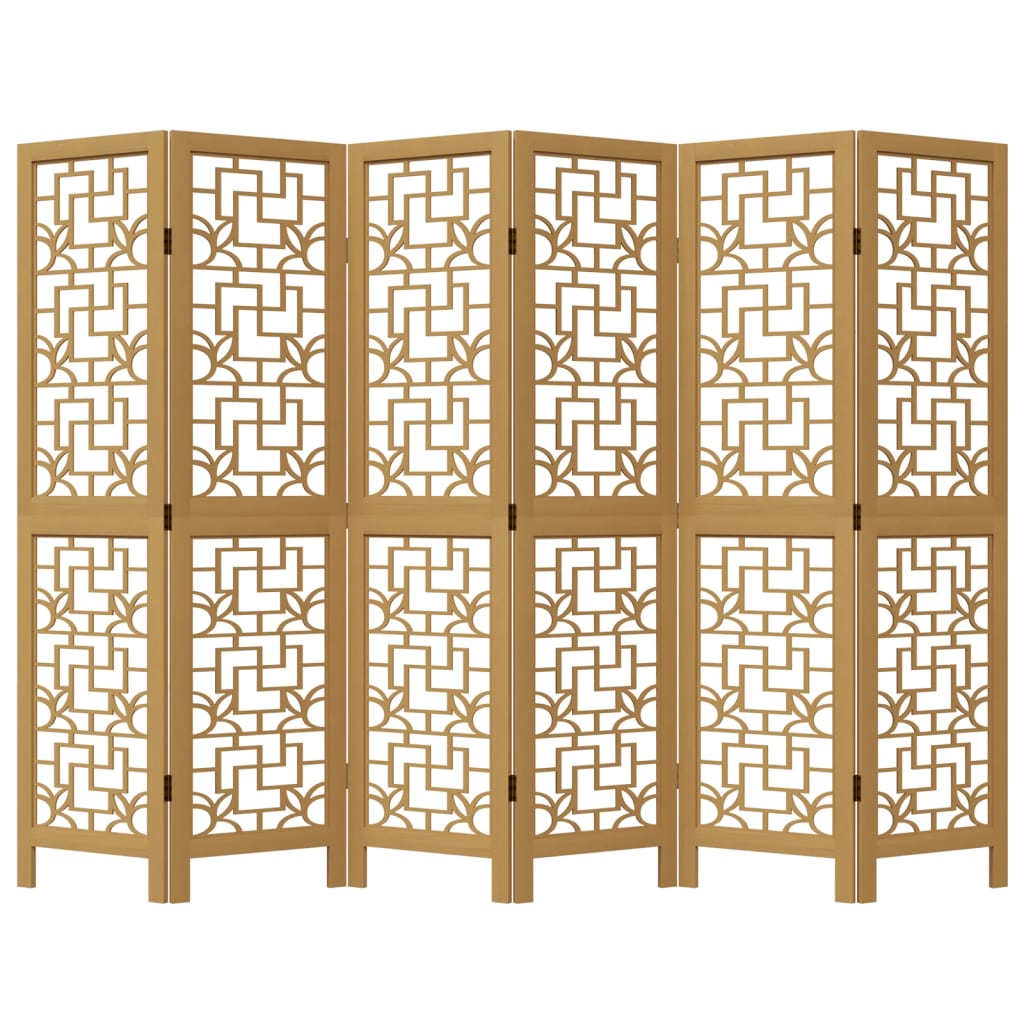 Kambario pertvara, 6 segmentai, ruda, paulovnijos masyvas