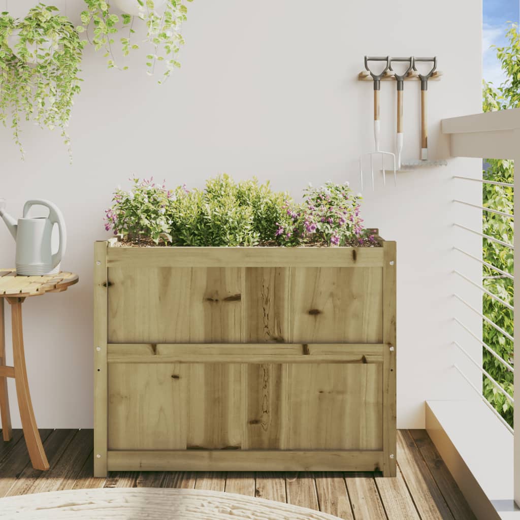 Sodo lovelis, 90x50x70cm, impregnuota pušies mediena