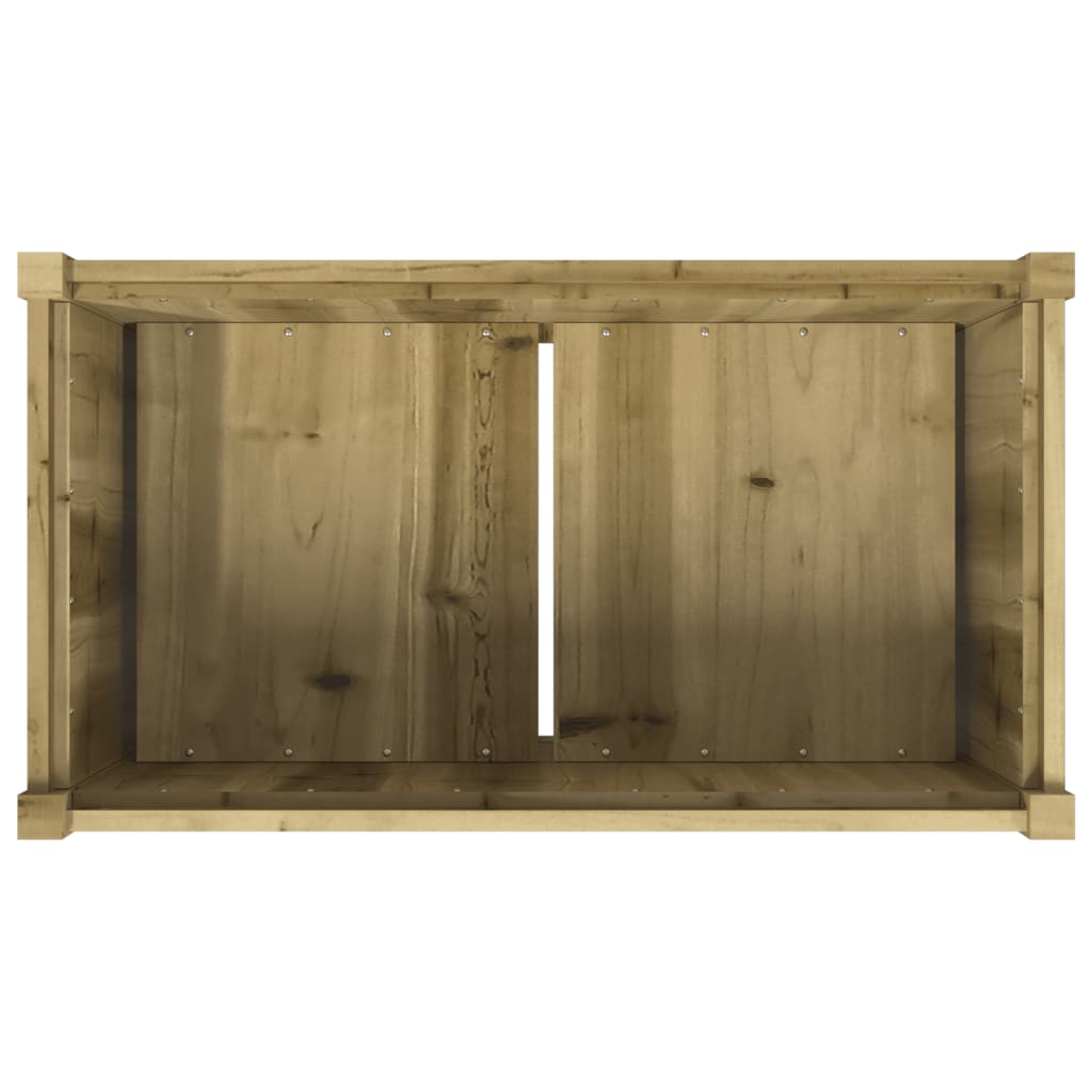 Sodo lovelis, 90x50x70cm, impregnuota pušies mediena