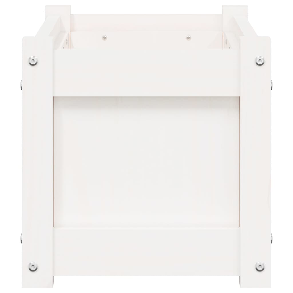 Sodo loveliai, 2vnt., baltos spalvos, pušies medienos masyvas