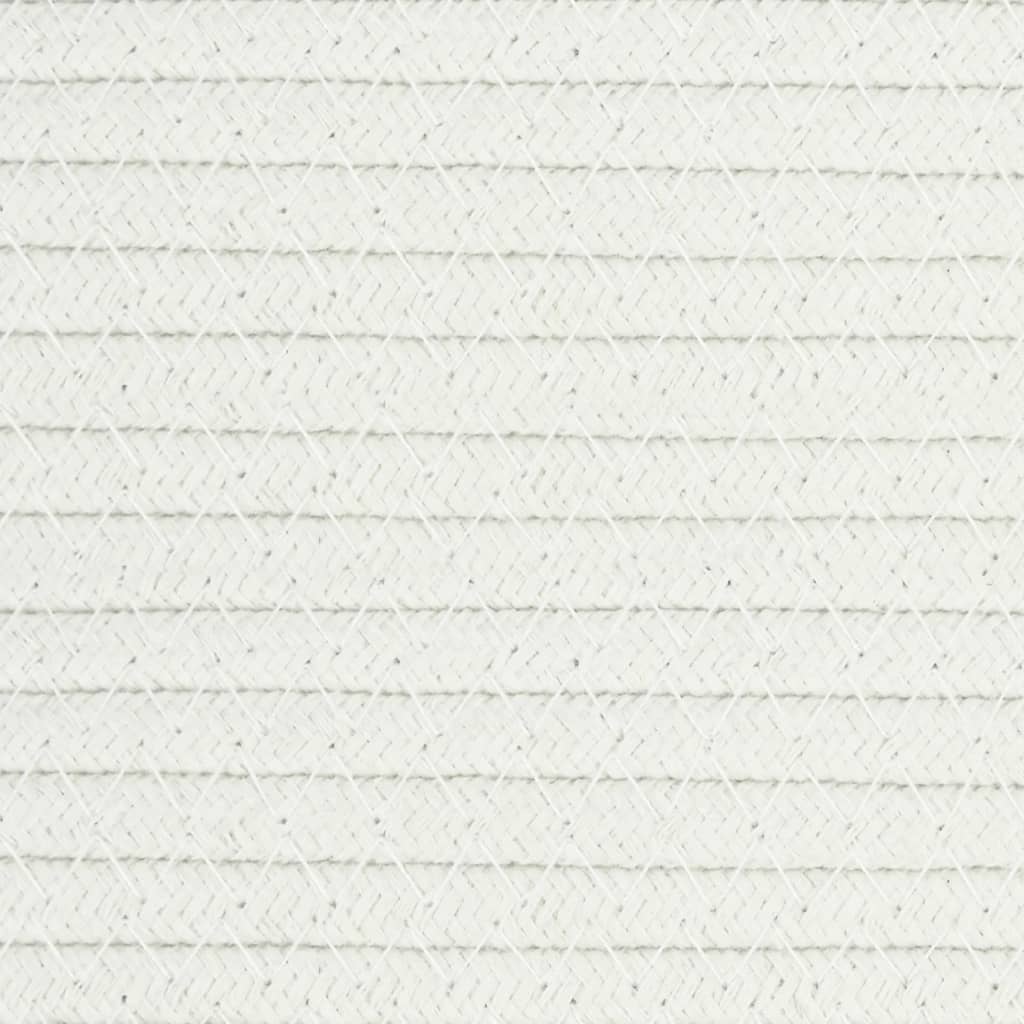 Krepšys daiktams, rudos ir baltos spalvos, 40x25cm, medvilnė