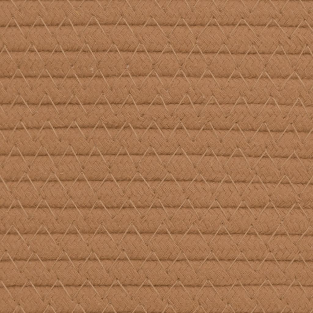 Krepšys daiktams, rudos ir baltos spalvos, 49x65cm, medvilnė