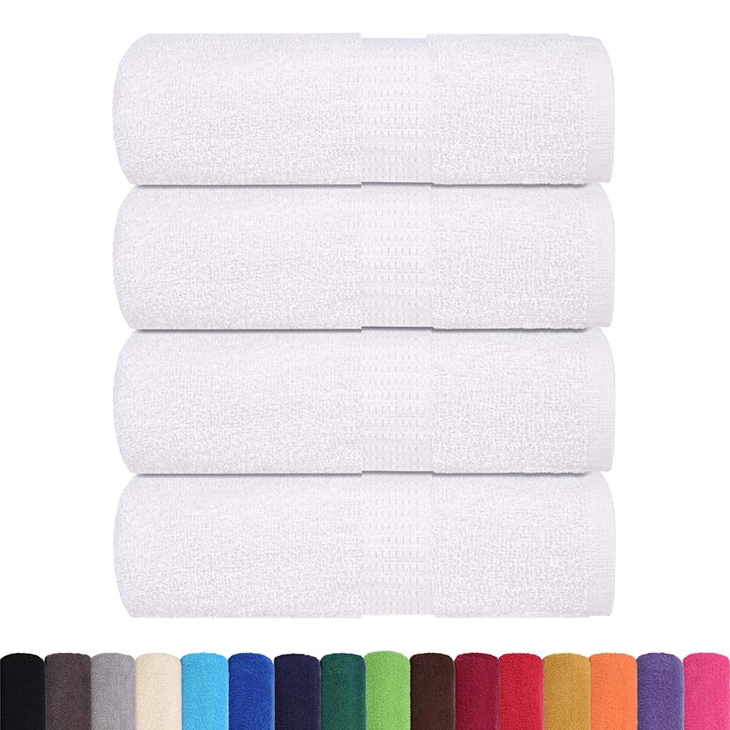 Svečių rankšluosčiai FROGN, 4 vnt., balti, 30x50 cm, 360 g/m²