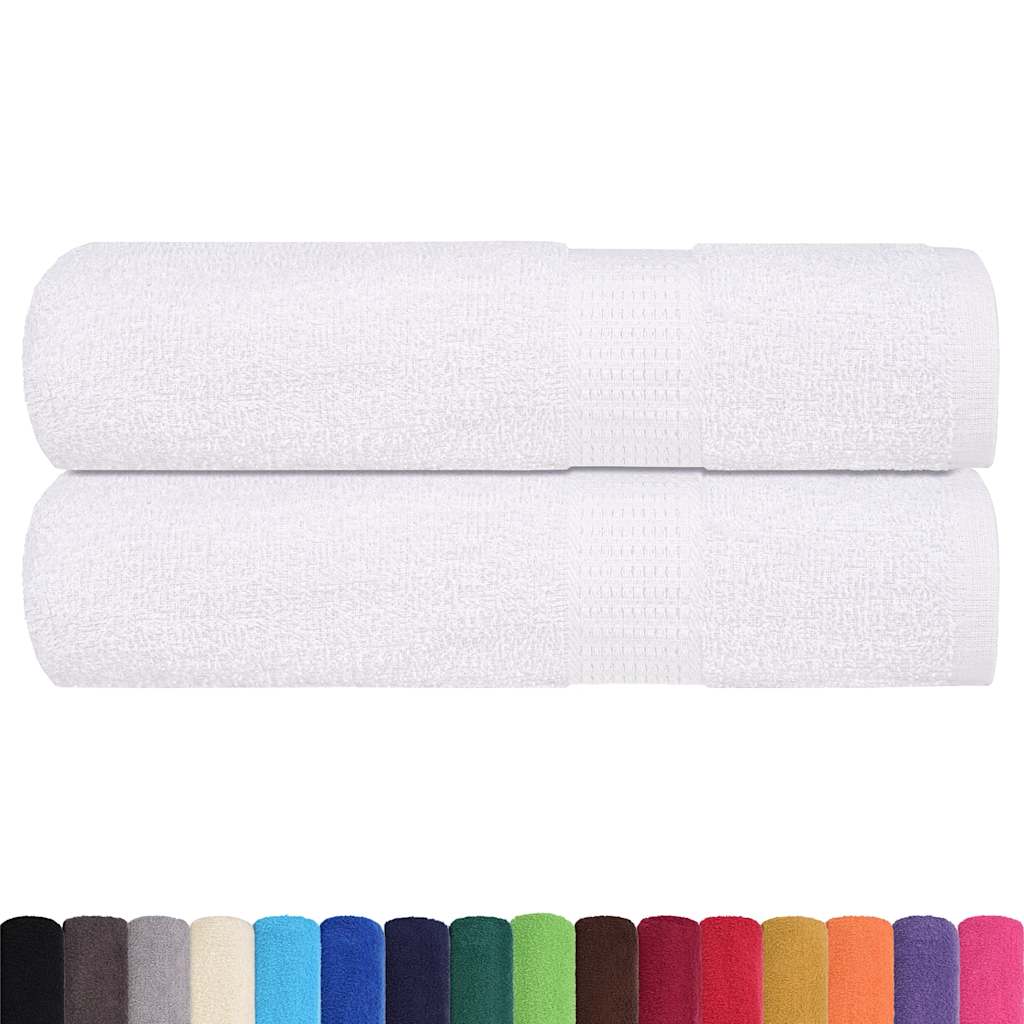 Rankšluosčiai FROGN, 2 vnt., balti, 50x100 cm, 360 g/m²