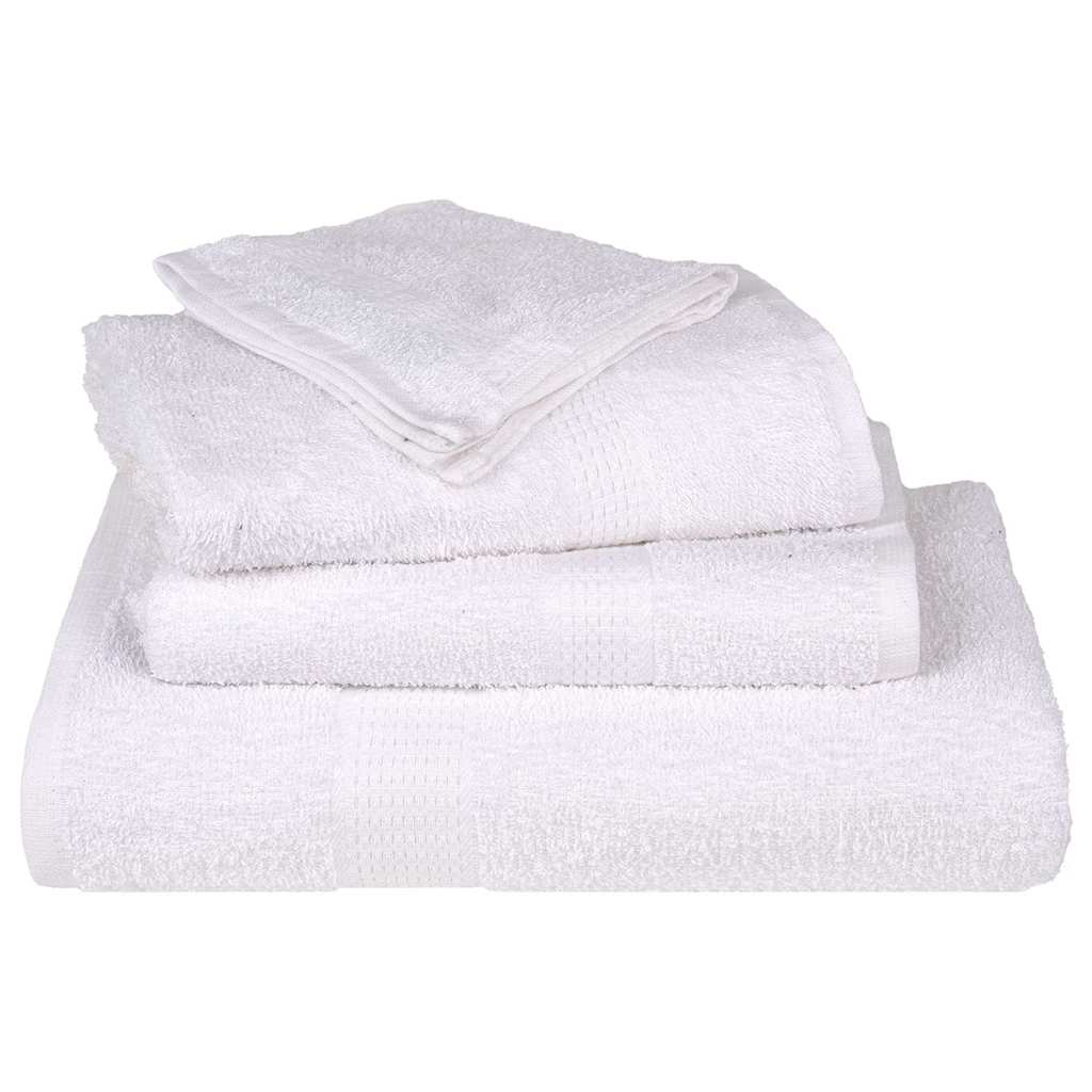 Rankšluosčiai FROGN, 2 vnt., balti, 50x100 cm, 360 g/m²