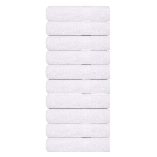 Rankšluosčiai rankoms, 10vnt., balti, 50x100 cm, medvilnė