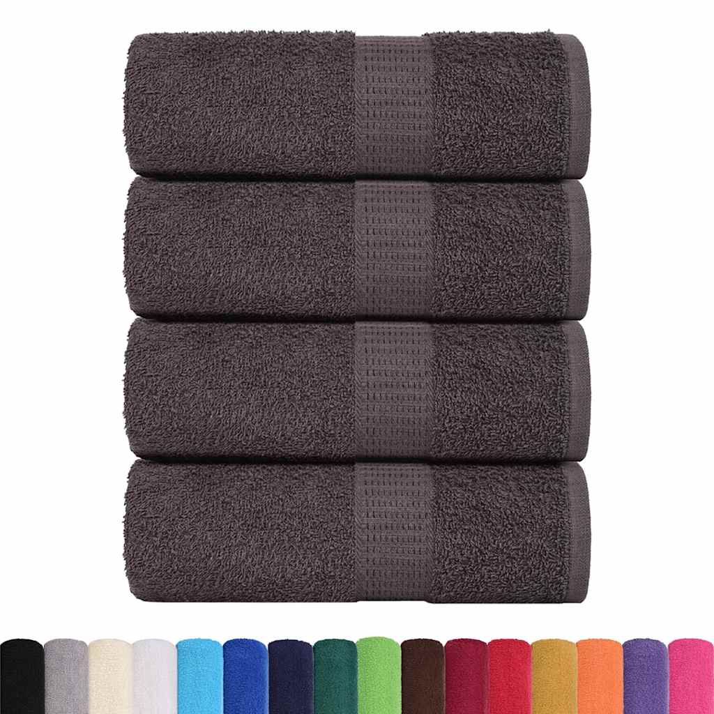 Skalbimo šluostės FROGN, 4 vnt., antracito spalvos, 15 x 21 cm, 360 g/m²