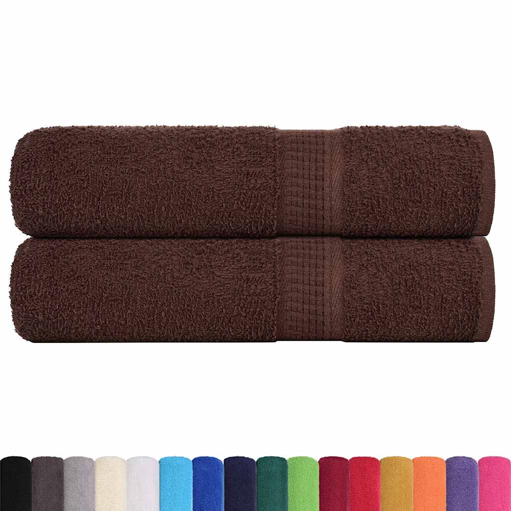 Rankšluosčiai, FROGN, 2 vnt., rudi, 100x150 cm, 360 g/m²