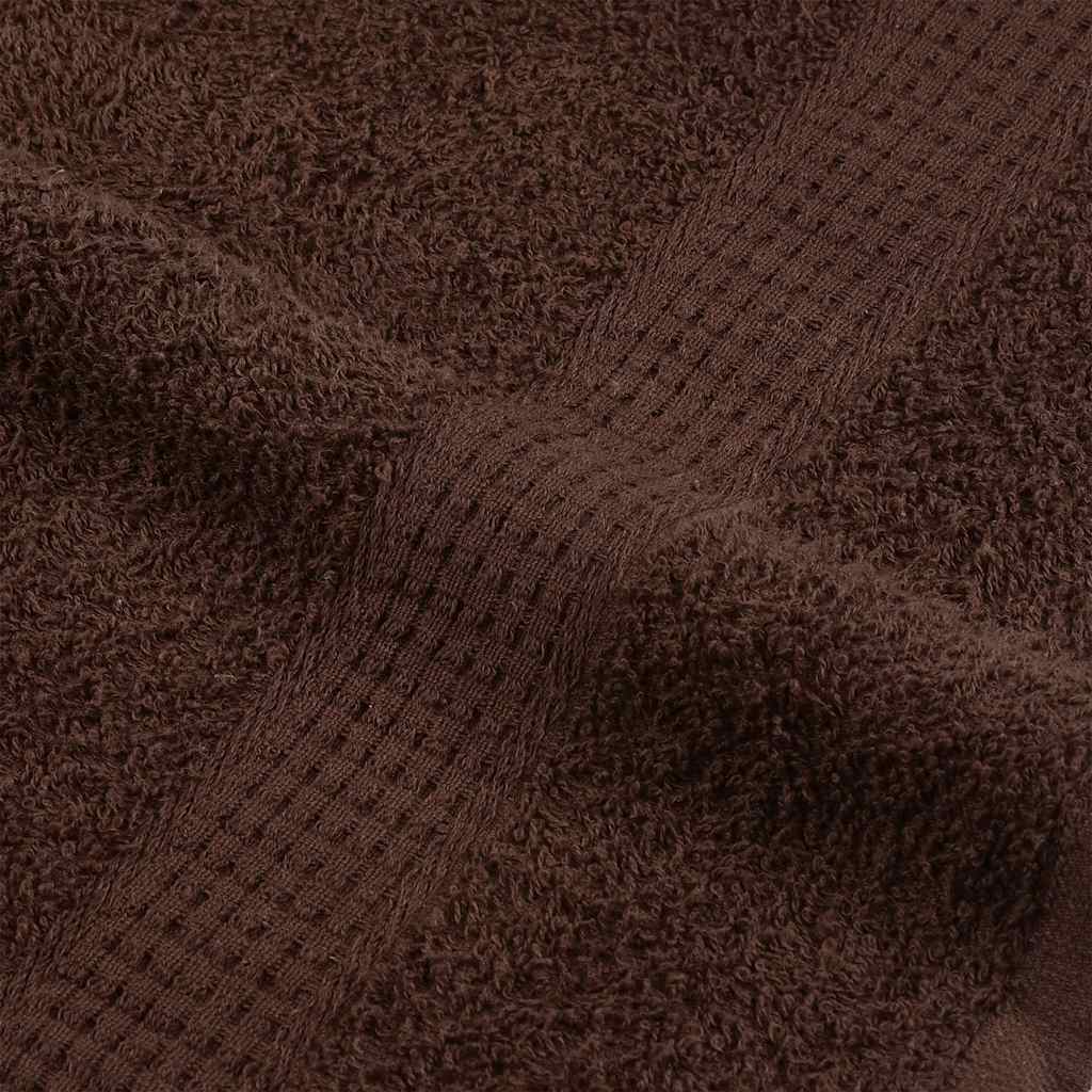 Rankšluosčiai, 2vnt., rudi, 100x200 cm, medvilnė, 360g/m²