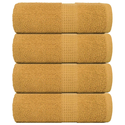 Rankšluosčiai FROGN, 4 vnt., auksiniai, 30x30 cm, 360 g/m²