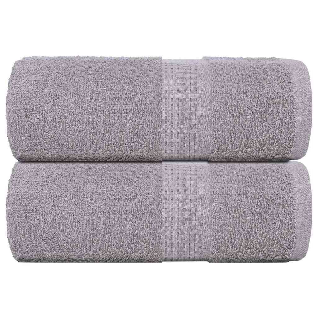 Svečių rankšluosčiai FROGN, 2 vnt., pilki, 30x50 cm, 360 g/m²