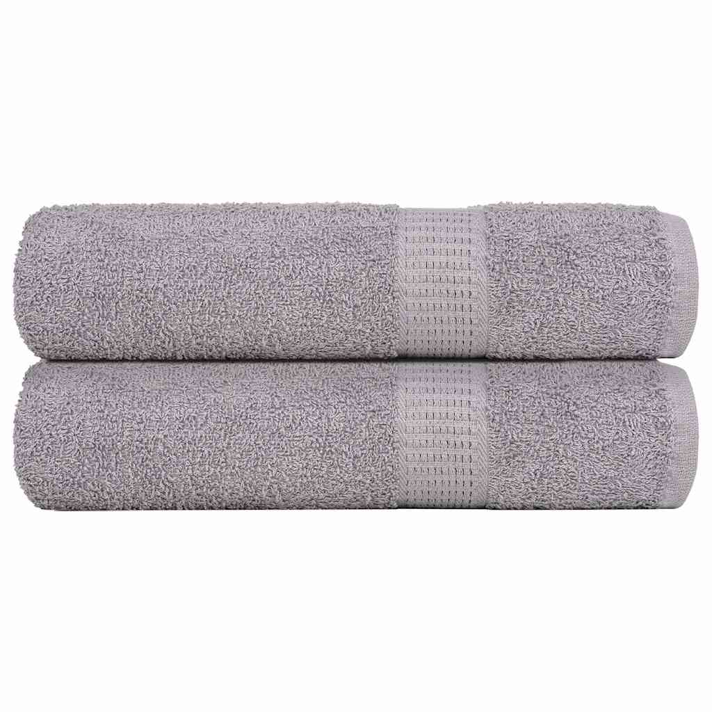 Dušo rankšluosčiai FROGN, 2 vnt., pilki, 70x140 cm, 360 g/m²