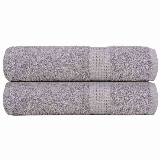 Dušo rankšluosčiai FROGN, 2 vnt., pilki, 70x140 cm, 360 g/m²