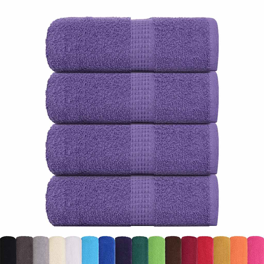 Rankšluosčiai FROGN 4 vnt., violetiniai, 30x30 cm, 360 g/m²