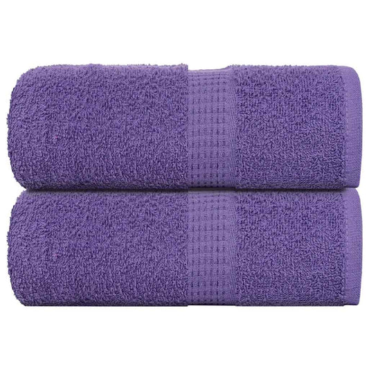 Svečių rankšluosčiai FROGN, 2 vnt., violetiniai, 30x50 cm, 360 g/m²