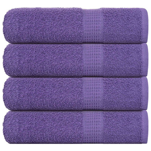 Rankšluosčiai FROGN, 4 vnt., violetiniai, 50x100 cm, 360 g/m²