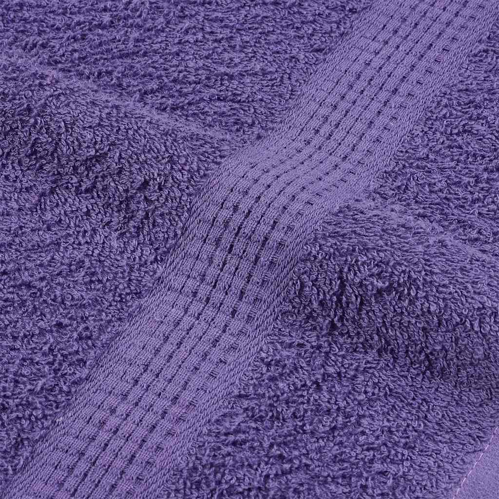 Dušo rankšluosčiai, 4 vnt., FROGN, violetiniai, 70x140 cm, 100% medvilnė