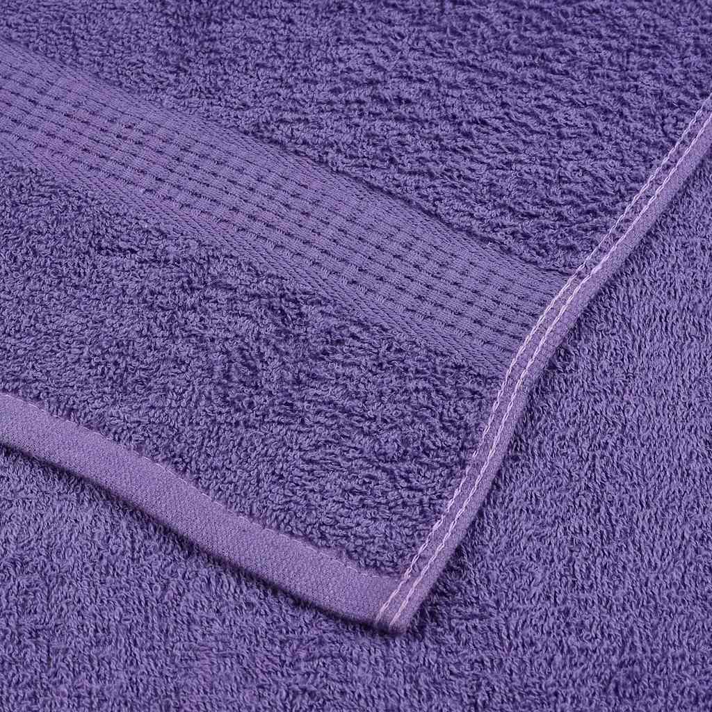 Saunos rankšluosčiai, 10vnt., violetiniai, 80x200 cm, medvilnė