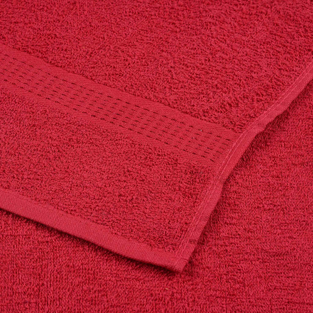 Dušo rankšluosčiai FROGN, 2 vnt., raudoni, 70x140 cm, 360 g/m²