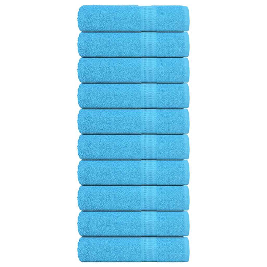 Rankšluosčiai, 10 vnt., FROGN, turkio spalvos, 50x100 cm, 100% medvilnė