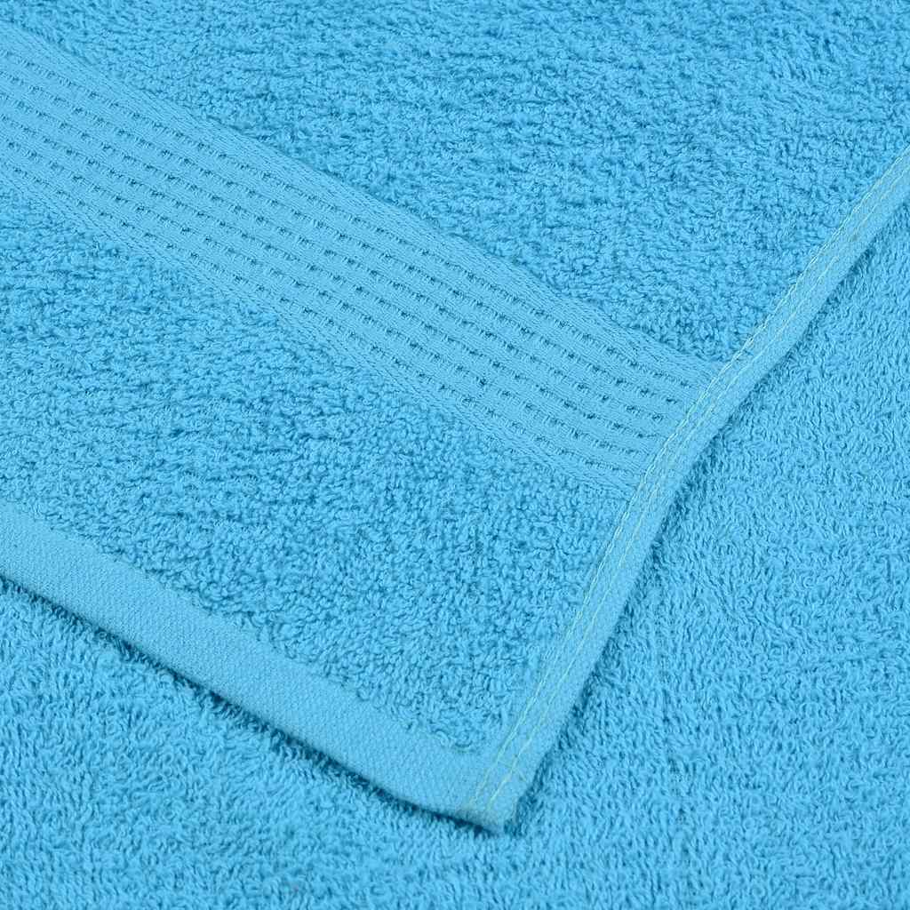 Pirties rankšluosčiai, FROGN, 2 vnt., turkio spalvos, 80x200 cm, 360 g/m²