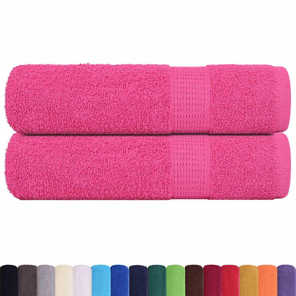 Rankšluosčiai FROGN, 2 vnt., rožiniai, 50x100 cm, 360 g/m²
