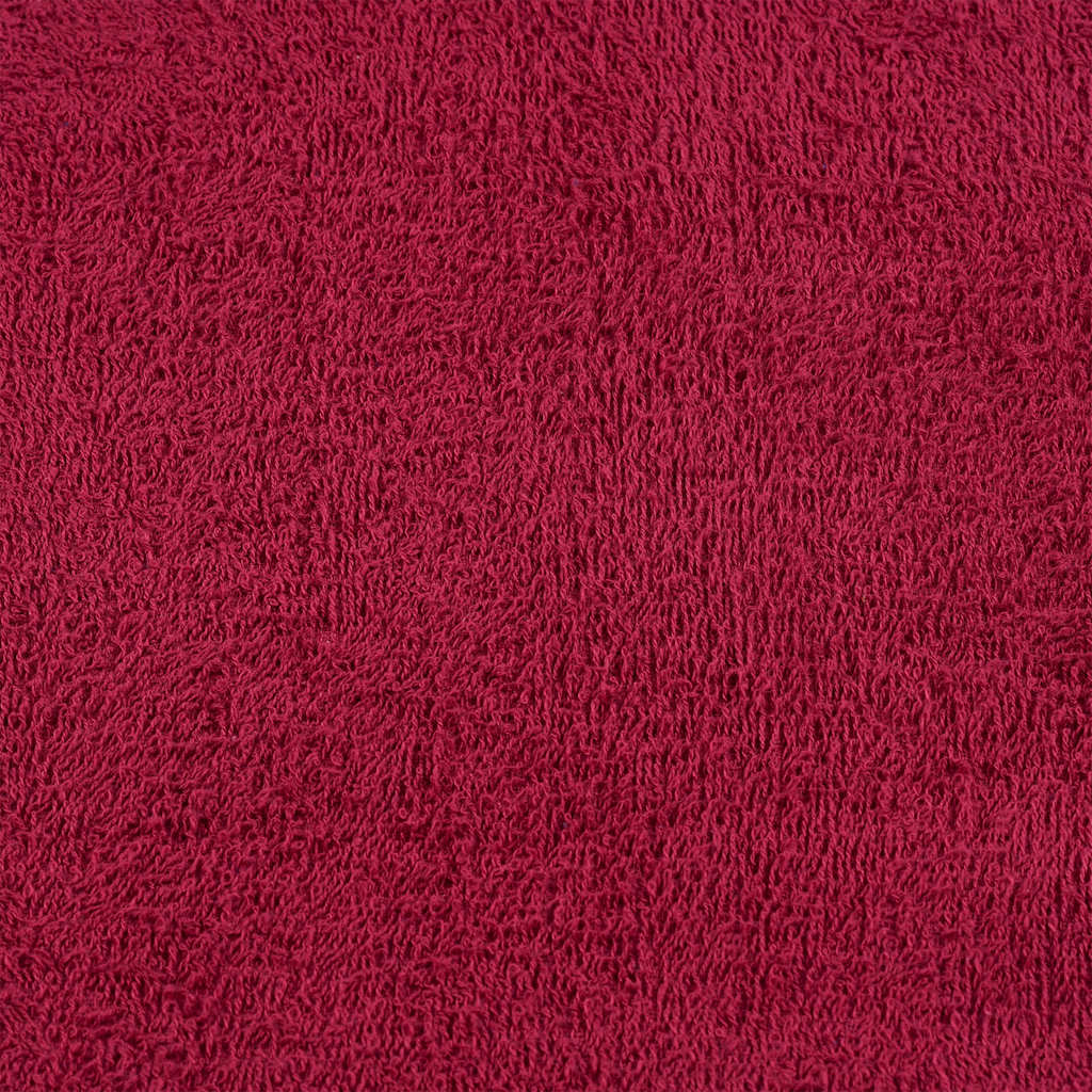 Rankšluosčių rinkinys, 12vnt., raudoni, 100% medvilnė, 360g/m²