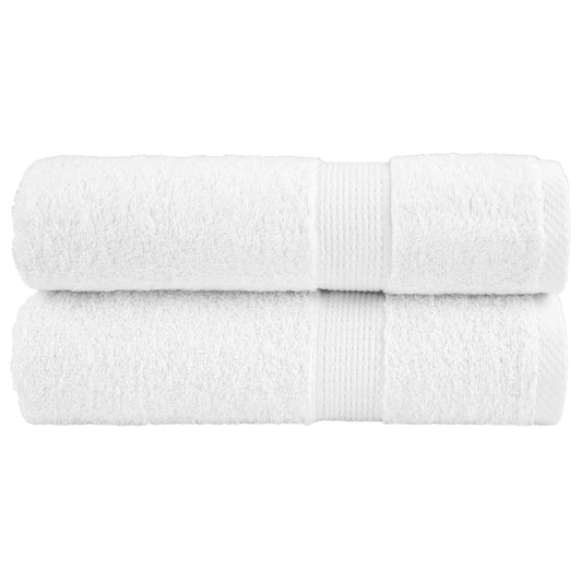 Aukščiausios kokybės rankšluosčiai SOLUND, 2 vnt., balti, 50 x 100 cm, 600 g/m²