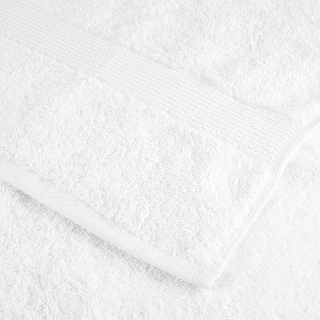 Aukščiausios kokybės rankšluosčiai SOLUND, 4 vnt., balti, 50 x 100 cm, 600 g/m²
