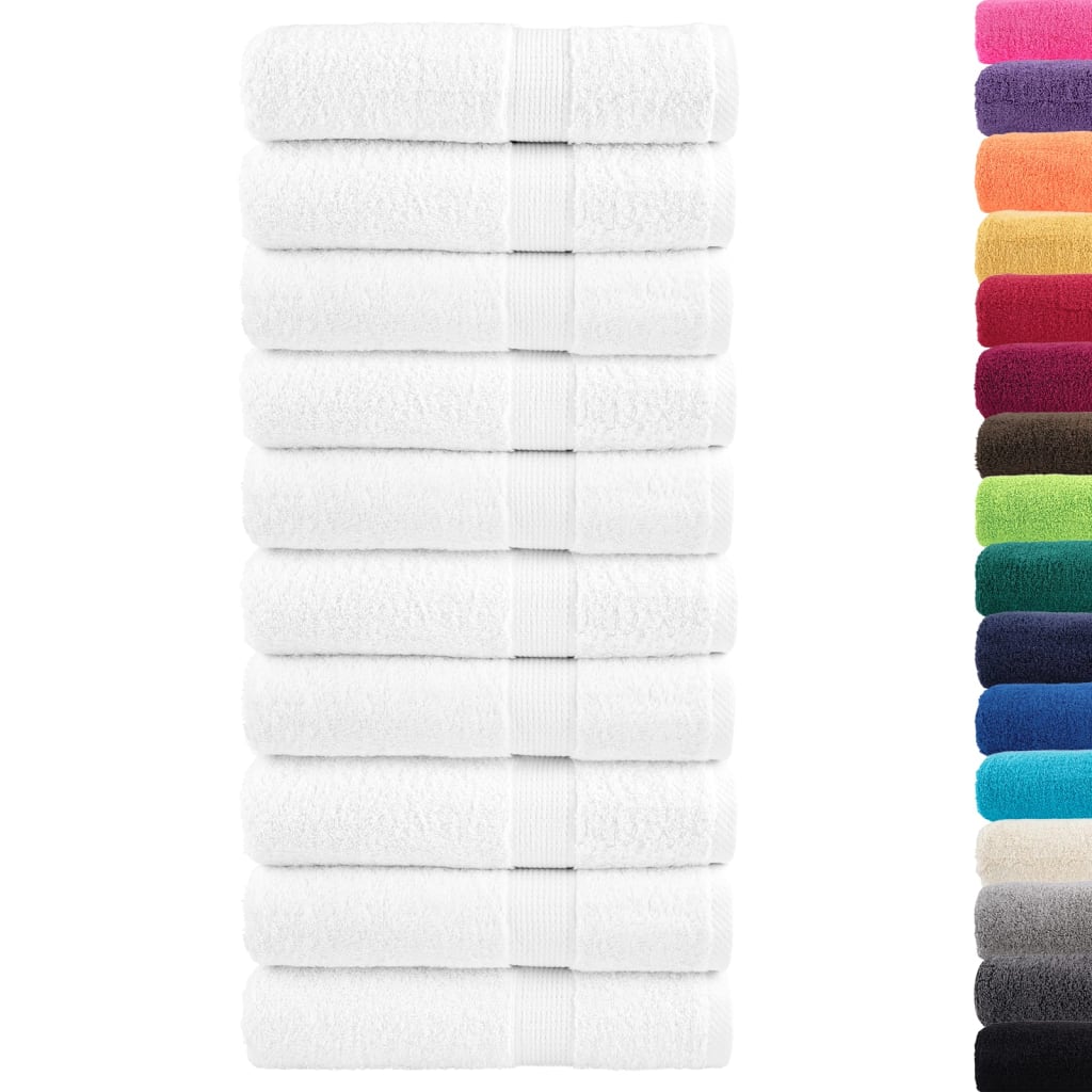 Rankšluosčiai rankoms SOLUND, 10vnt., balti, 50x100cm, 600g/m²