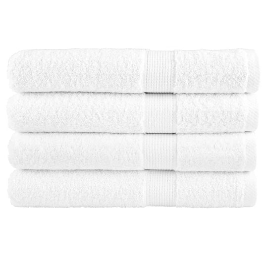 Rankšluosčiai, SOLUND, 4vnt., balti, 100x200 cm, 600 g/m²