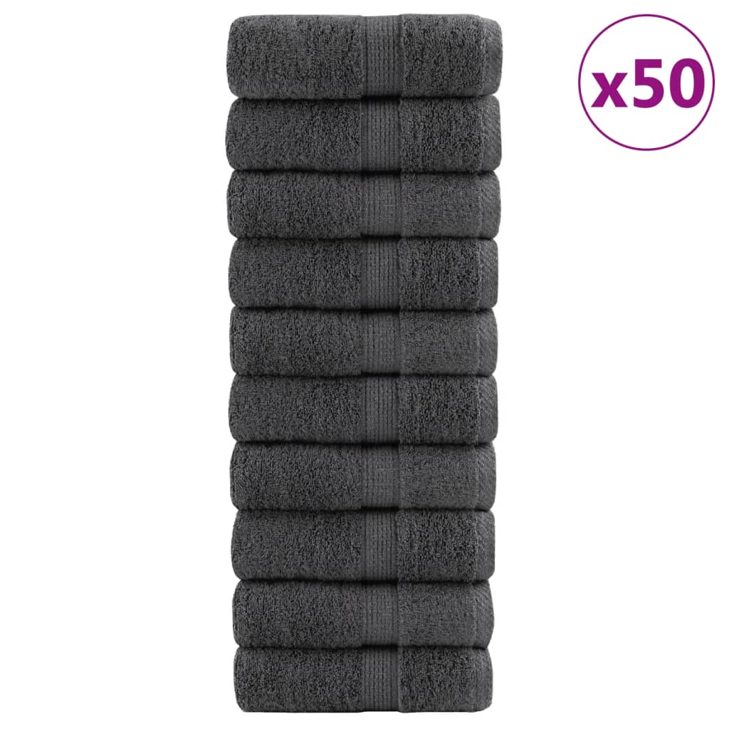 Rankšluosčiai SOLUND, 50vnt., antracito, 30x30cm, 600g/m²