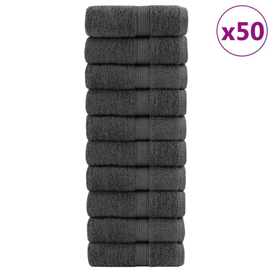 Rankšluosčiai SOLUND, 50vnt., antracito, 30x30cm, 600g/m²
