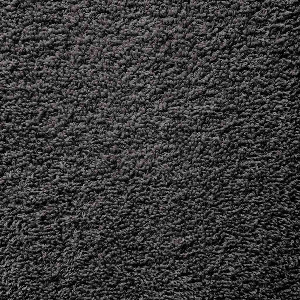 Dušo rankšluosčiai SOLUND, 10vnt., antracito, 70x140cm, 600g/m²
