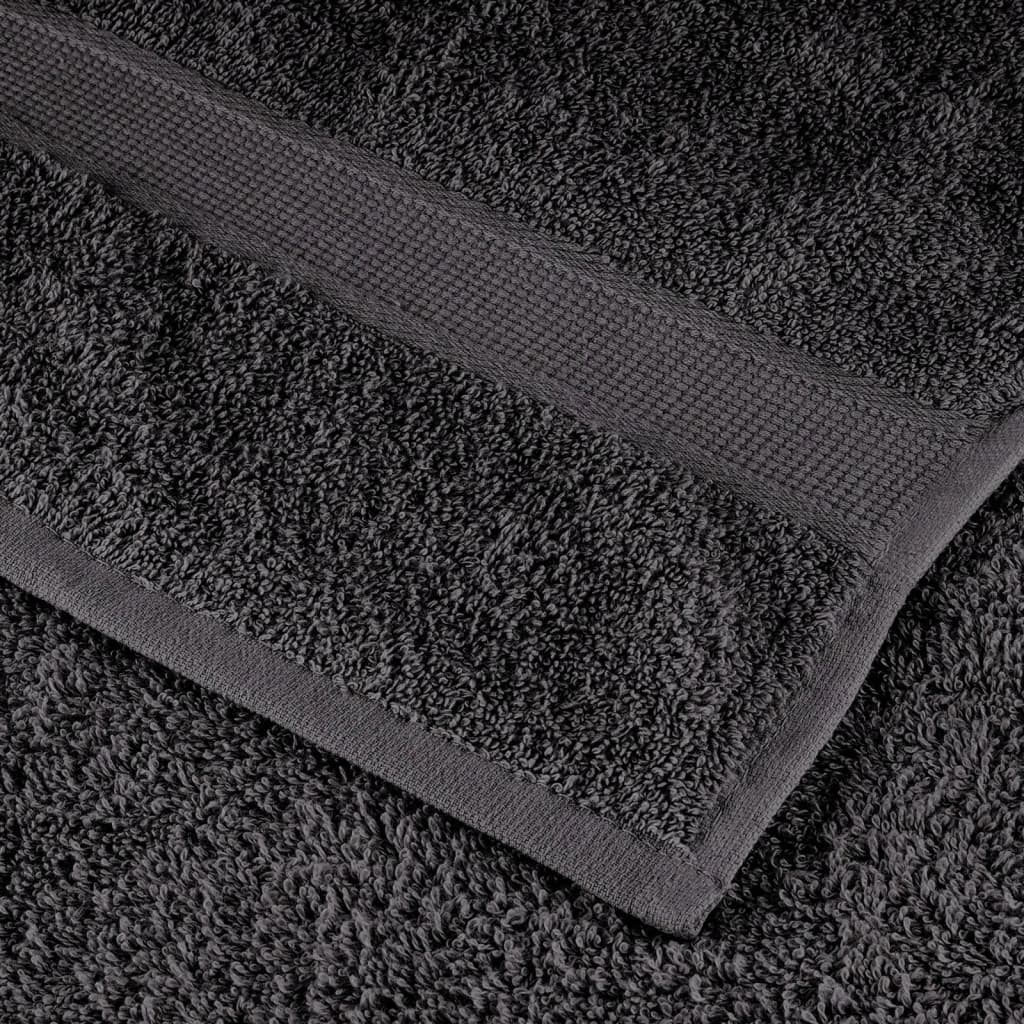 Pirties rankšluosčiai SOLUND, 2vnt., antracito 80x200cm 600g/m²
